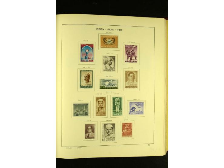 1875/1972 (ca.), ungebrauchte und gestempelte Sammlung mit besseren Ausgaben in 2 Schaubek-Alben