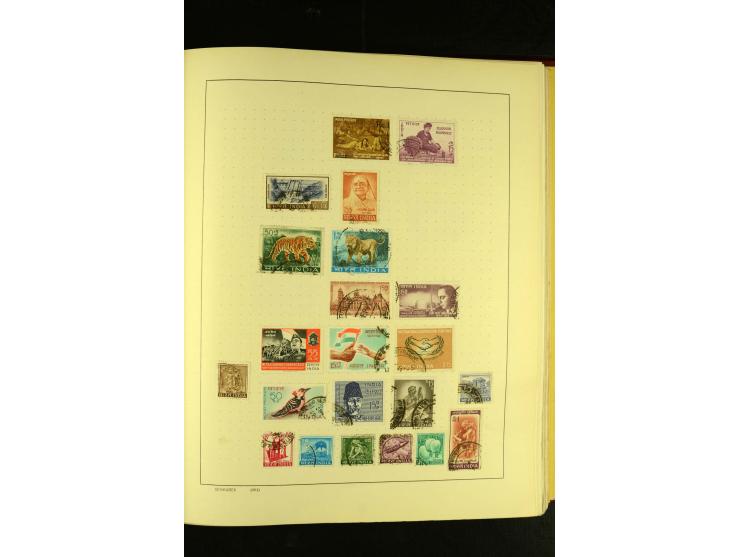 1875/1972 (ca.), ungebrauchte und gestempelte Sammlung mit besseren Ausgaben in 2 Schaubek-Alben