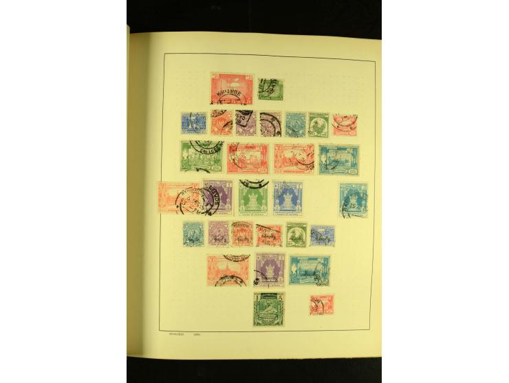 1875/1972 (ca.), ungebrauchte und gestempelte Sammlung mit besseren Ausgaben in 2 Schaubek-Alben
