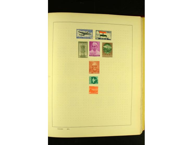 1875/1972 (ca.), ungebrauchte und gestempelte Sammlung mit besseren Ausgaben in 2 Schaubek-Alben