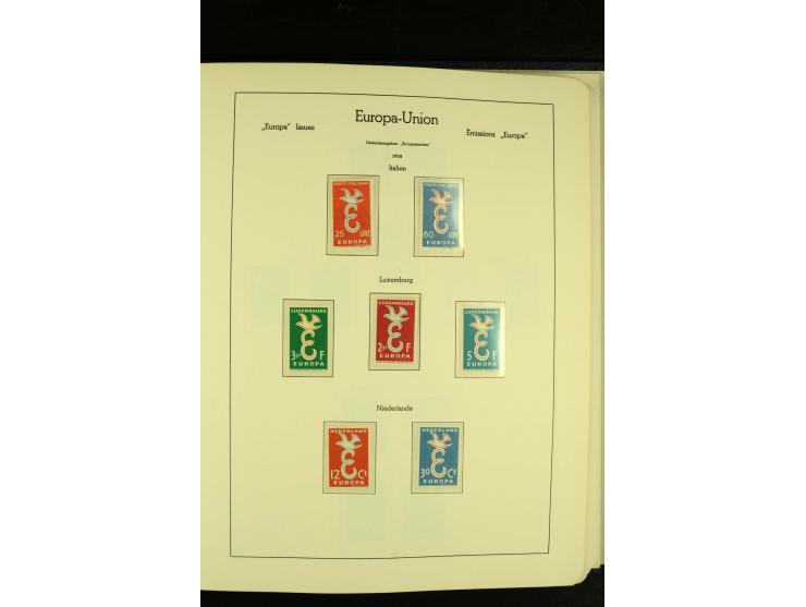 1949/86, postfrische kpl. Sammlung mit einigen wenigen ungebrauchten in 2 Leuchtturm-Alben