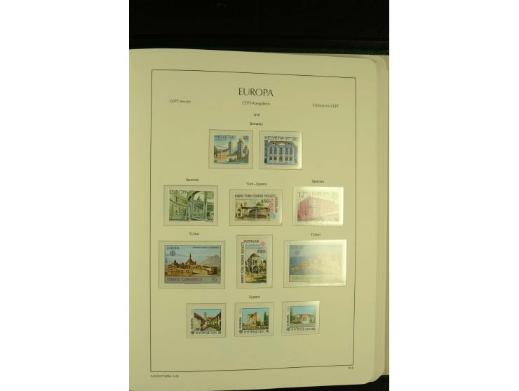 1949/86, postfrische kpl. Sammlung mit einigen wenigen ungebrauchten in 2 Leuchtturm-Alben