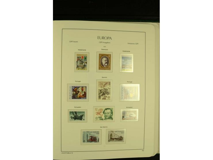 1949/86, postfrische kpl. Sammlung mit einigen wenigen ungebrauchten in 2 Leuchtturm-Alben