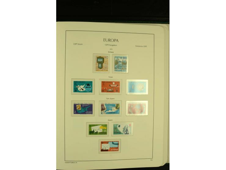 1949/86, postfrische kpl. Sammlung mit einigen wenigen ungebrauchten in 2 Leuchtturm-Alben