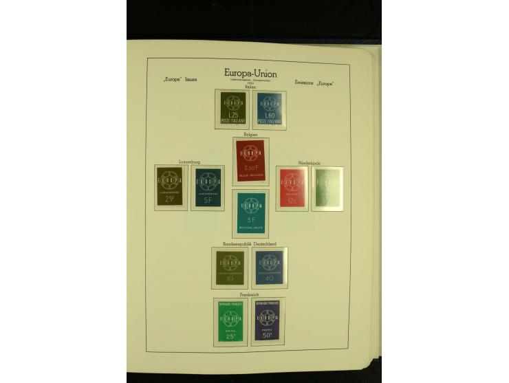 1949/86, postfrische kpl. Sammlung mit einigen wenigen ungebrauchten in 2 Leuchtturm-Alben