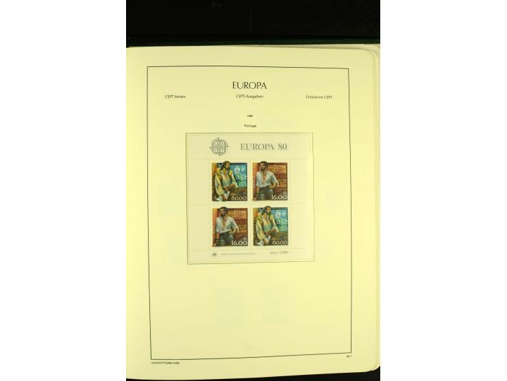 1949/86, postfrische kpl. Sammlung mit einigen wenigen ungebrauchten in 2 Leuchtturm-Alben