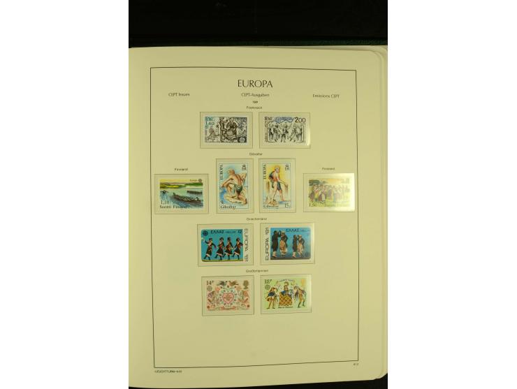 1949/86, postfrische kpl. Sammlung mit einigen wenigen ungebrauchten in 2 Leuchtturm-Alben