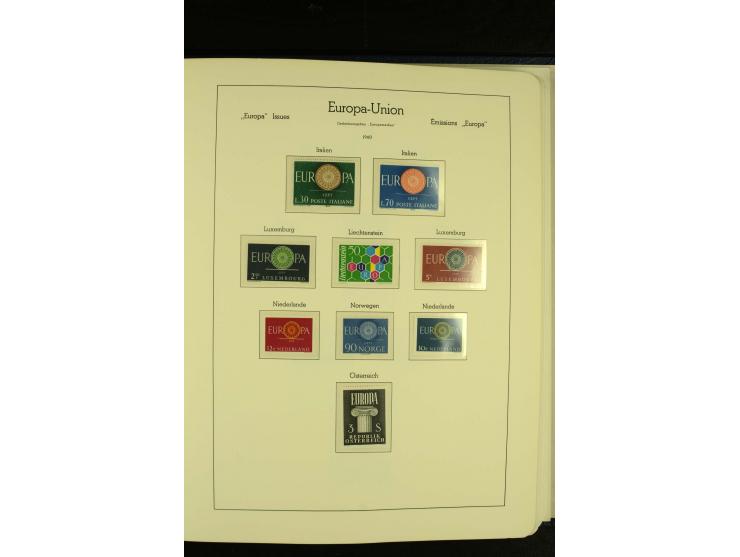 1949/86, postfrische kpl. Sammlung mit einigen wenigen ungebrauchten in 2 Leuchtturm-Alben