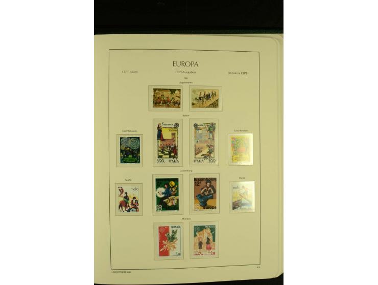 1949/86, postfrische kpl. Sammlung mit einigen wenigen ungebrauchten in 2 Leuchtturm-Alben
