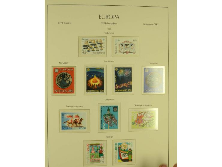 1949/86, postfrische kpl. Sammlung mit einigen wenigen ungebrauchten in 2 Leuchtturm-Alben