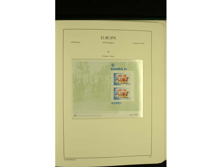 1949/86, postfrische kpl. Sammlung mit einigen wenigen ungebrauchten in 2 Leuchtturm-Alben