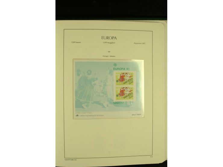 1949/86, postfrische kpl. Sammlung mit einigen wenigen ungebrauchten in 2 Leuchtturm-Alben