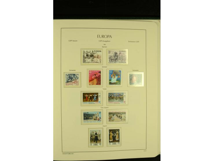 1949/86, postfrische kpl. Sammlung mit einigen wenigen ungebrauchten in 2 Leuchtturm-Alben