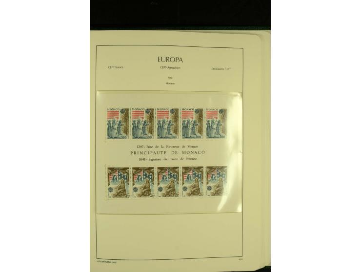 1949/86, postfrische kpl. Sammlung mit einigen wenigen ungebrauchten in 2 Leuchtturm-Alben