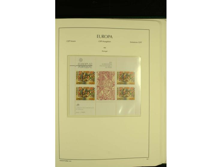 1949/86, postfrische kpl. Sammlung mit einigen wenigen ungebrauchten in 2 Leuchtturm-Alben