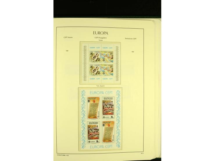 1949/86, postfrische kpl. Sammlung mit einigen wenigen ungebrauchten in 2 Leuchtturm-Alben