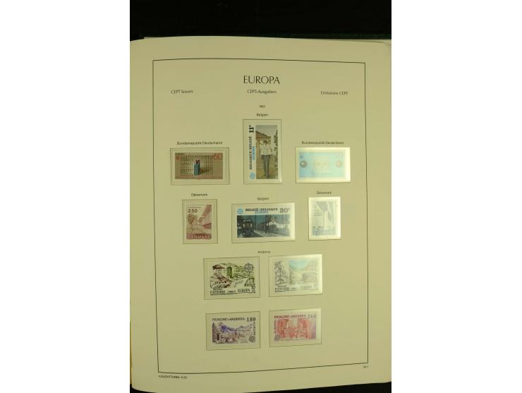 1949/86, postfrische kpl. Sammlung mit einigen wenigen ungebrauchten in 2 Leuchtturm-Alben