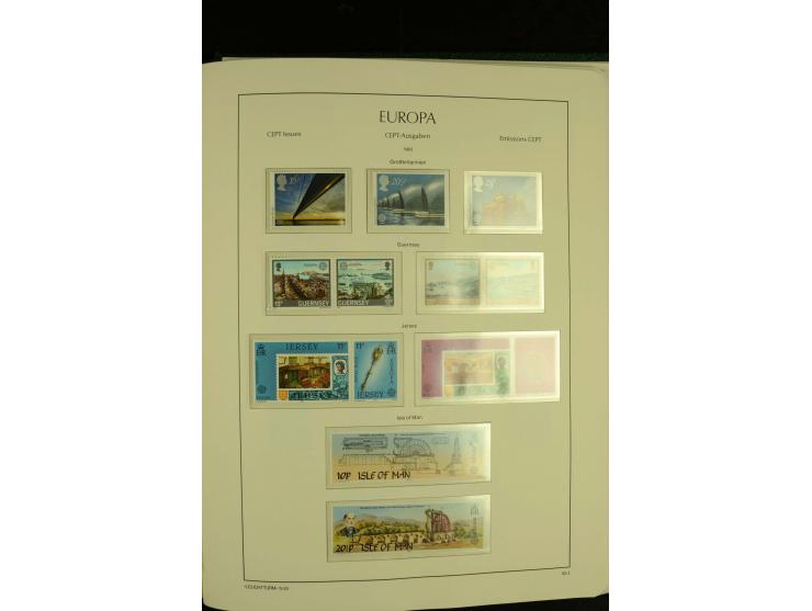 1949/86, postfrische kpl. Sammlung mit einigen wenigen ungebrauchten in 2 Leuchtturm-Alben