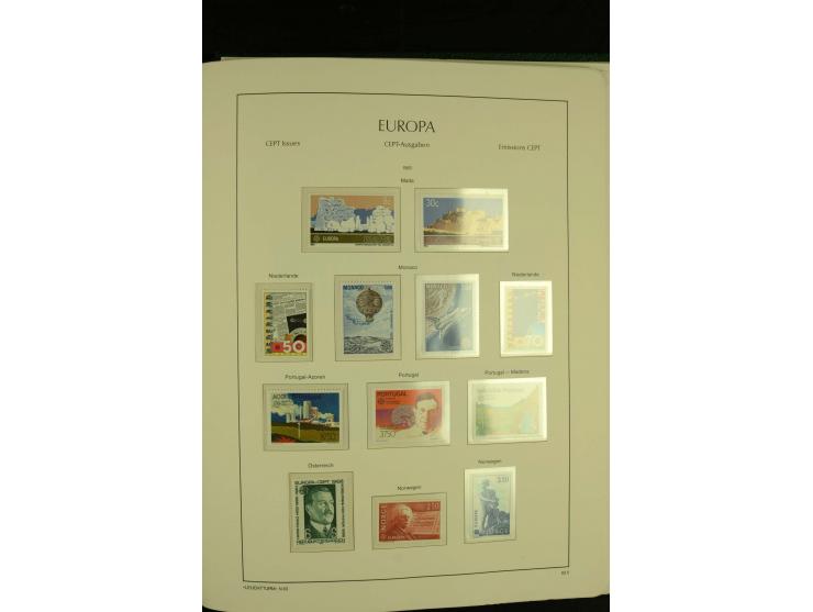 1949/86, postfrische kpl. Sammlung mit einigen wenigen ungebrauchten in 2 Leuchtturm-Alben