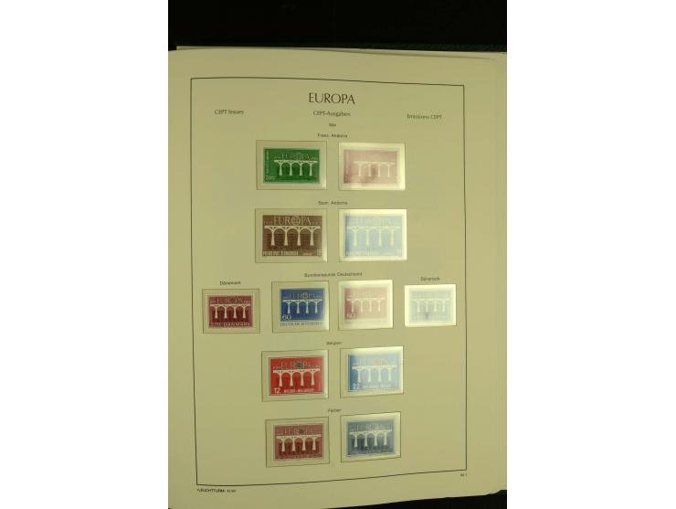 1949/86, postfrische kpl. Sammlung mit einigen wenigen ungebrauchten in 2 Leuchtturm-Alben
