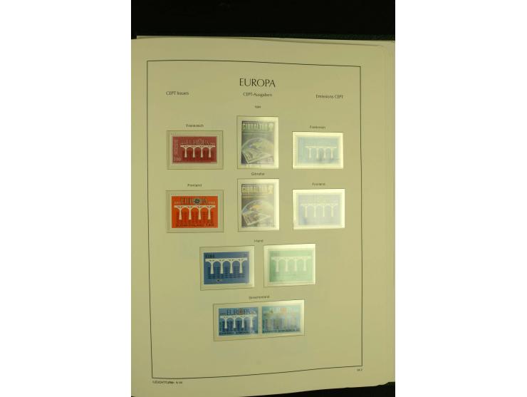 1949/86, postfrische kpl. Sammlung mit einigen wenigen ungebrauchten in 2 Leuchtturm-Alben