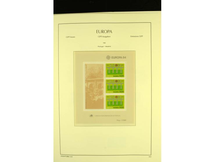 1949/86, postfrische kpl. Sammlung mit einigen wenigen ungebrauchten in 2 Leuchtturm-Alben