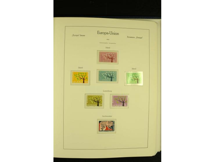 1949/86, postfrische kpl. Sammlung mit einigen wenigen ungebrauchten in 2 Leuchtturm-Alben