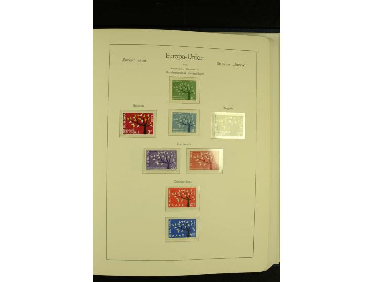 1949/86, postfrische kpl. Sammlung mit einigen wenigen ungebrauchten in 2 Leuchtturm-Alben