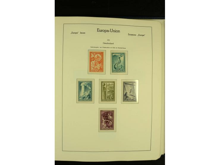1949/86, postfrische kpl. Sammlung mit einigen wenigen ungebrauchten in 2 Leuchtturm-Alben