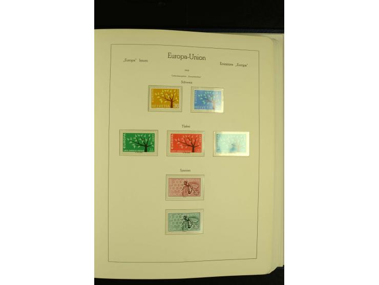 1949/86, postfrische kpl. Sammlung mit einigen wenigen ungebrauchten in 2 Leuchtturm-Alben