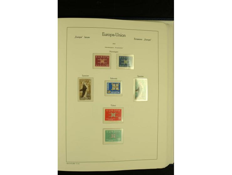 1949/86, postfrische kpl. Sammlung mit einigen wenigen ungebrauchten in 2 Leuchtturm-Alben