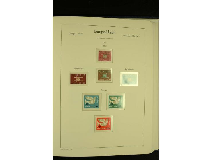 1949/86, postfrische kpl. Sammlung mit einigen wenigen ungebrauchten in 2 Leuchtturm-Alben