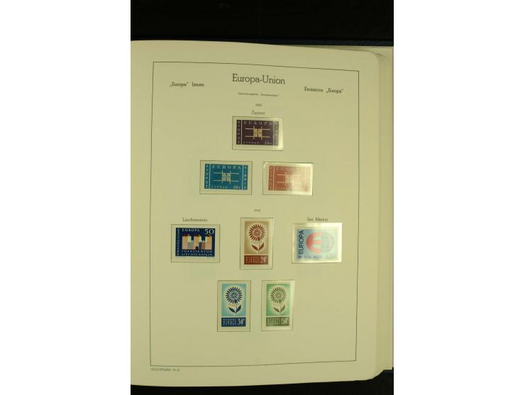 1949/86, postfrische kpl. Sammlung mit einigen wenigen ungebrauchten in 2 Leuchtturm-Alben
