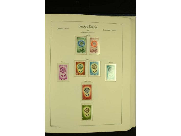 1949/86, postfrische kpl. Sammlung mit einigen wenigen ungebrauchten in 2 Leuchtturm-Alben
