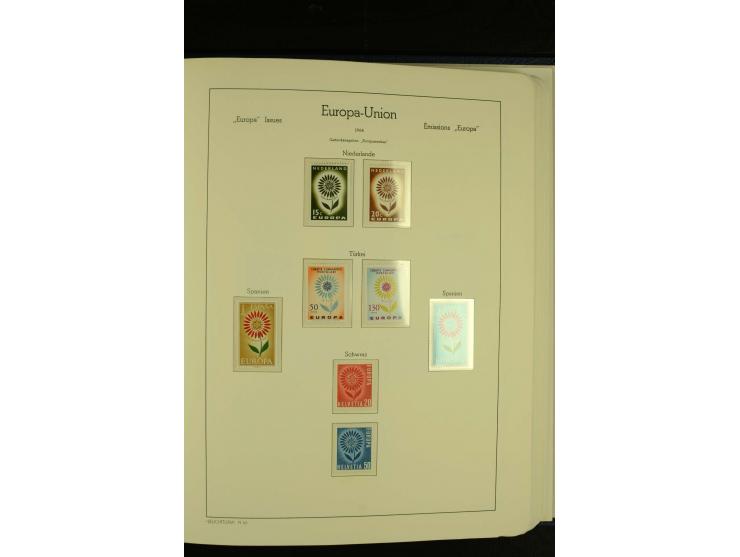 1949/86, postfrische kpl. Sammlung mit einigen wenigen ungebrauchten in 2 Leuchtturm-Alben