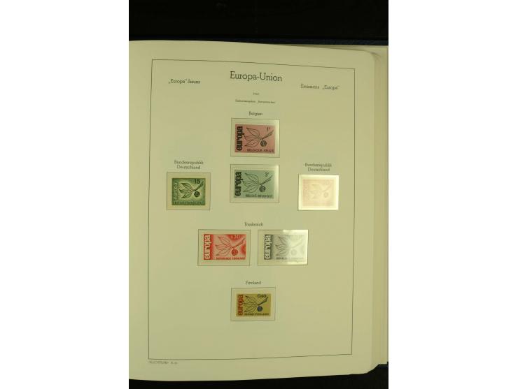1949/86, postfrische kpl. Sammlung mit einigen wenigen ungebrauchten in 2 Leuchtturm-Alben