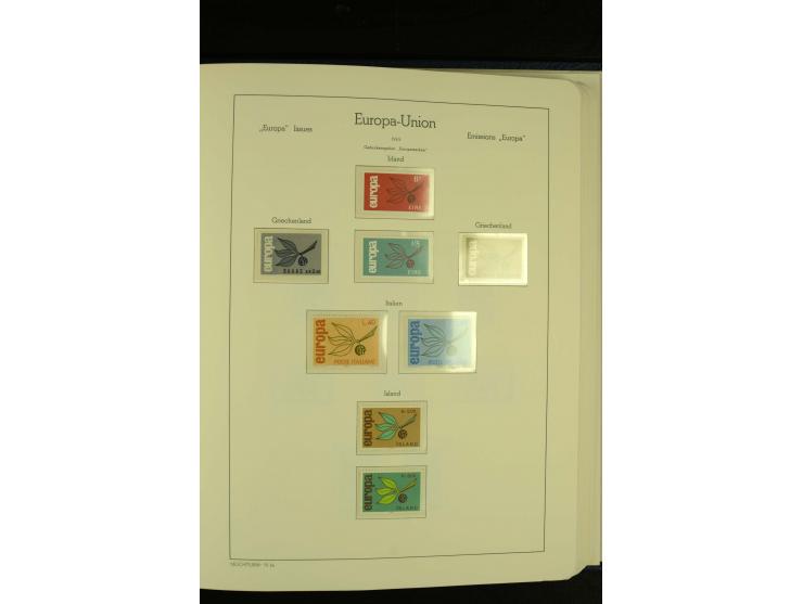 1949/86, postfrische kpl. Sammlung mit einigen wenigen ungebrauchten in 2 Leuchtturm-Alben