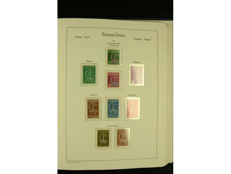 1949/86, postfrische kpl. Sammlung mit einigen wenigen ungebrauchten in 2 Leuchtturm-Alben