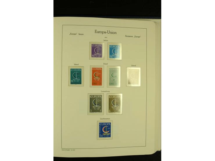 1949/86, postfrische kpl. Sammlung mit einigen wenigen ungebrauchten in 2 Leuchtturm-Alben