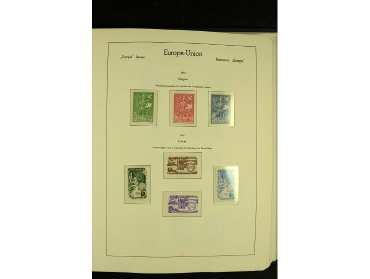 1949/86, postfrische kpl. Sammlung mit einigen wenigen ungebrauchten in 2 Leuchtturm-Alben