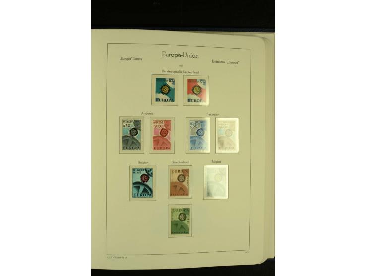 1949/86, postfrische kpl. Sammlung mit einigen wenigen ungebrauchten in 2 Leuchtturm-Alben