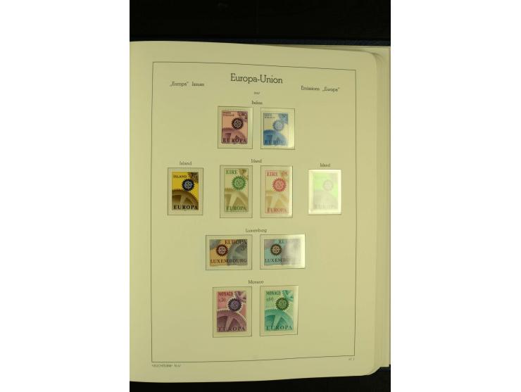 1949/86, postfrische kpl. Sammlung mit einigen wenigen ungebrauchten in 2 Leuchtturm-Alben