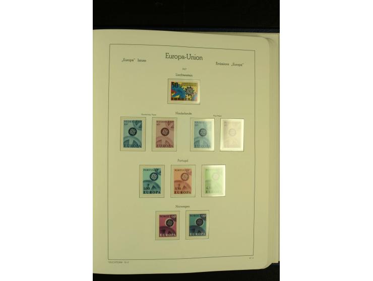 1949/86, postfrische kpl. Sammlung mit einigen wenigen ungebrauchten in 2 Leuchtturm-Alben