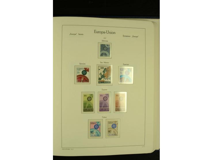1949/86, postfrische kpl. Sammlung mit einigen wenigen ungebrauchten in 2 Leuchtturm-Alben