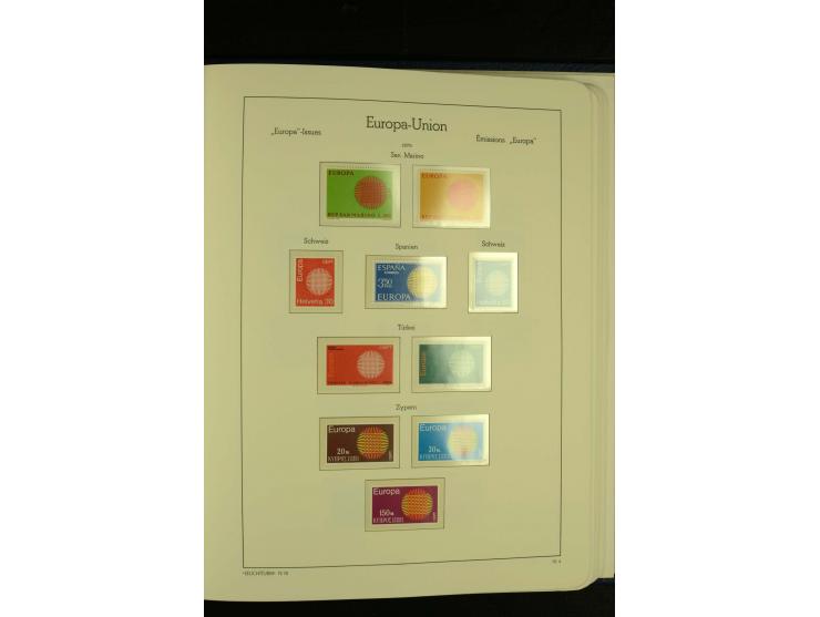 1949/86, postfrische kpl. Sammlung mit einigen wenigen ungebrauchten in 2 Leuchtturm-Alben