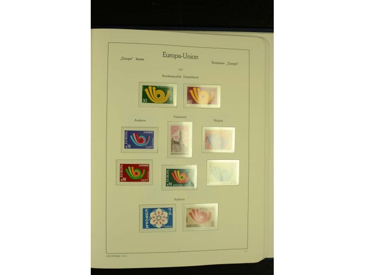 1949/86, postfrische kpl. Sammlung mit einigen wenigen ungebrauchten in 2 Leuchtturm-Alben