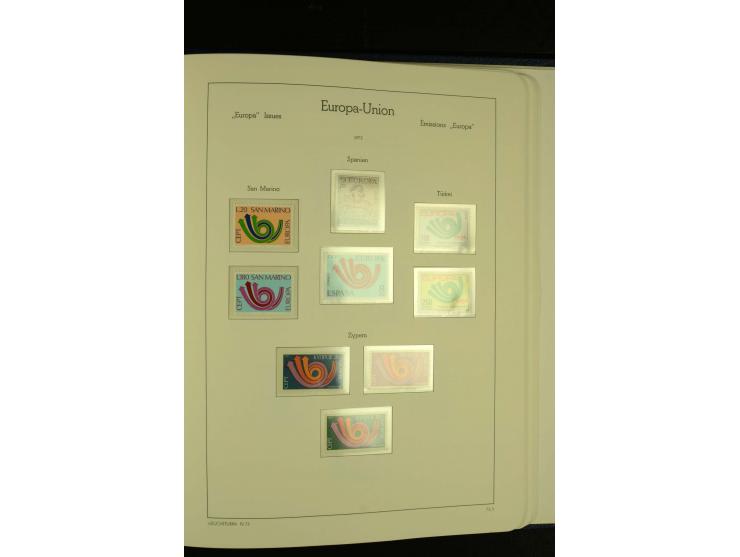 1949/86, postfrische kpl. Sammlung mit einigen wenigen ungebrauchten in 2 Leuchtturm-Alben