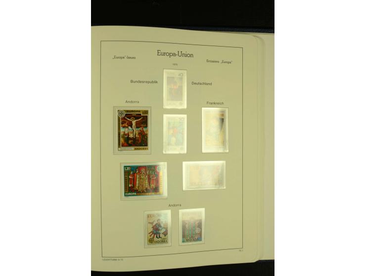 1949/86, postfrische kpl. Sammlung mit einigen wenigen ungebrauchten in 2 Leuchtturm-Alben