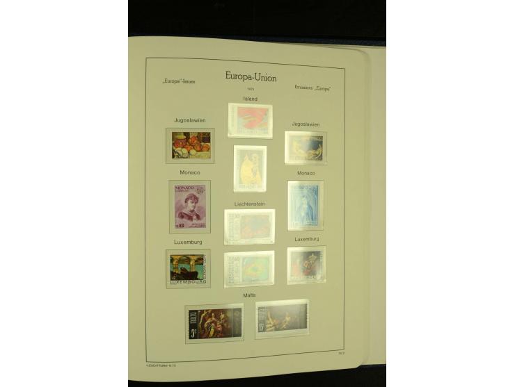 1949/86, postfrische kpl. Sammlung mit einigen wenigen ungebrauchten in 2 Leuchtturm-Alben