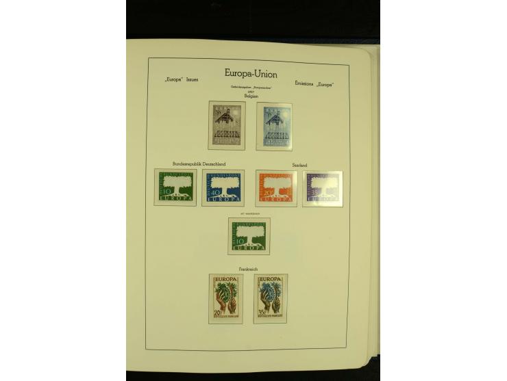 1949/86, postfrische kpl. Sammlung mit einigen wenigen ungebrauchten in 2 Leuchtturm-Alben